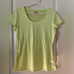 Alpine Design Short Sleeve Activewear Light Chartreuse Top